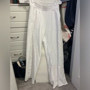 Aerie White Chinos Elegant High-Rise